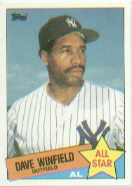 1985 Topps Baseball Cards      705     Dave Winfield AS